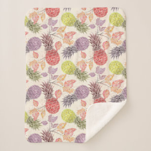 Ananas, süßes Paar, Obst Sherpadecke