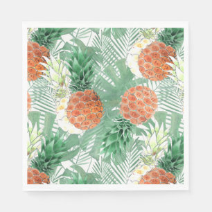 Ananas, süßes Paar, Serviette