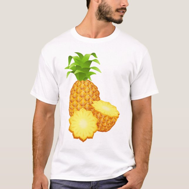 Ananas-T-Shirt T-Shirt (Vorderseite)