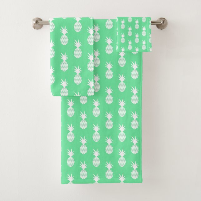 Ananas-tadelloses Muster Badhandtuch Set (Insitu)
