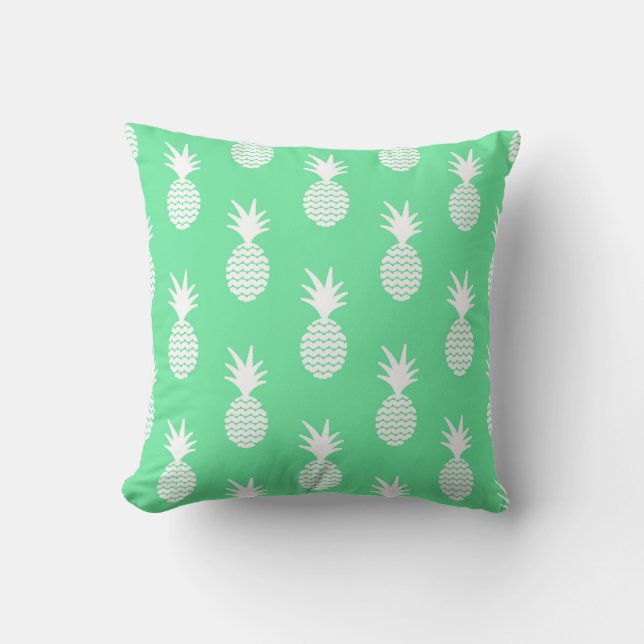 Ananas-tadelloses Muster Kissen (Vorderseite)