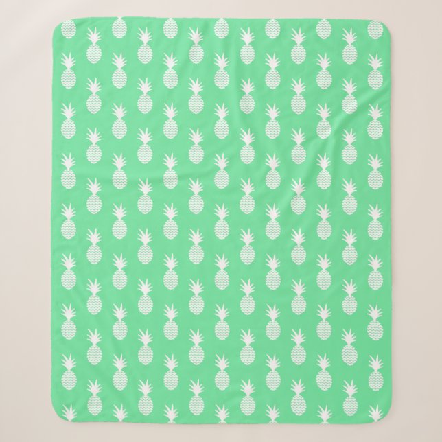 Ananas-tadelloses Muster Sherpadecke (Vorderseite)