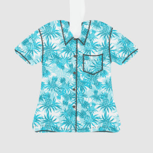Ananas-Tarnmuster-Hawaiian-Tropen-Aloha-Hemd Ornament