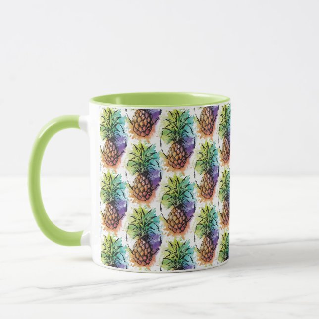 Ananas Tasse (Links)