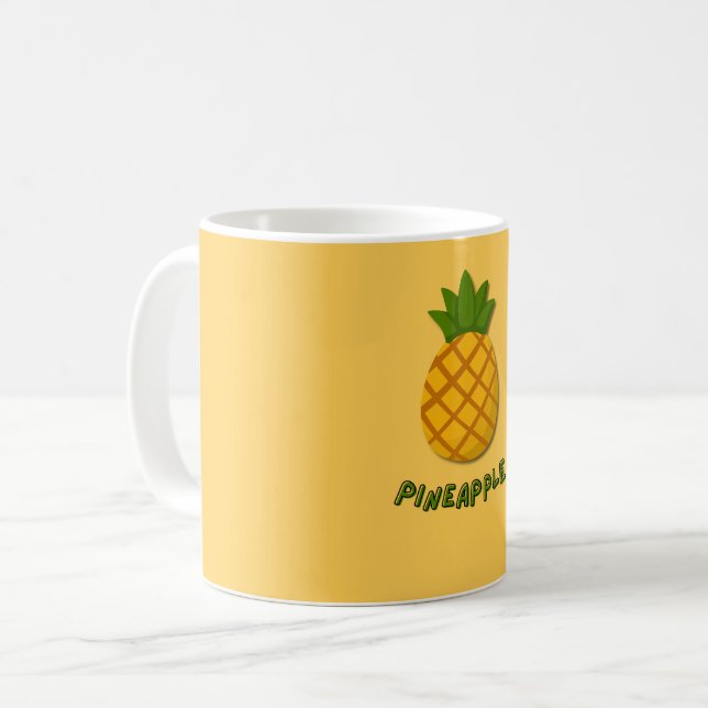 Ananas-Tasse  Kaffeetasse (Vorderseite Links)