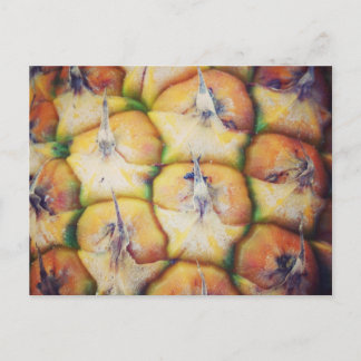 Ananas Textur Postkarte