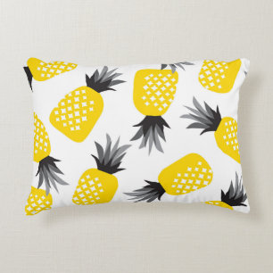 Ananas Textur, Vintages Sommermuster. Dekokissen