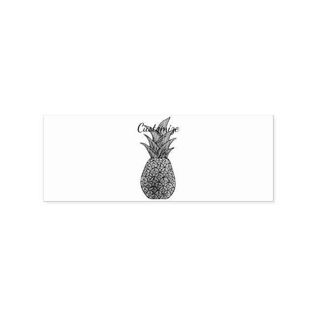 Ananas Thunder_Cove Gummistempel (Prägung)