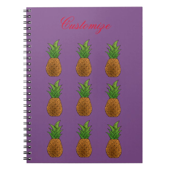 Ananas Thunder_Cove Notizblock (Vorderseite)