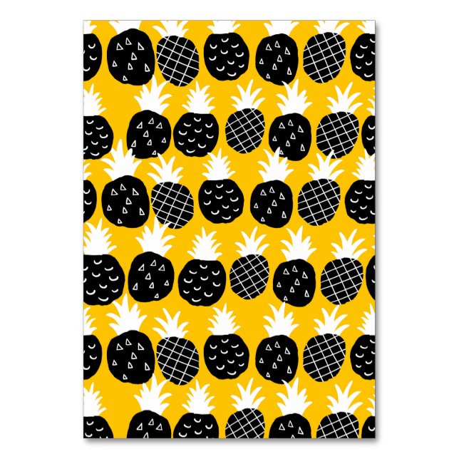 Ananas Tischnummer (Vorderseite)