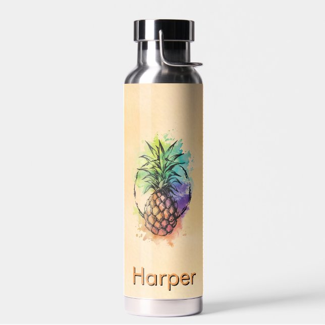 Ananas Trinkflasche (Links)