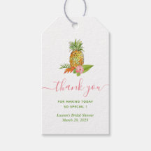 Ananas Tropical Brautparty Danke