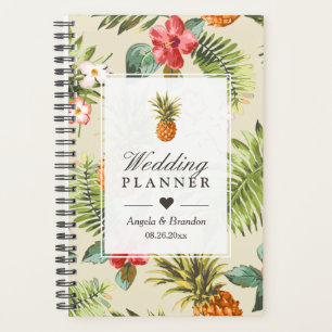 Ananas tropical Feuille Floral Luau Mariage