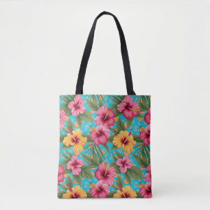 Ananas tropisches Blütenbild Tasche