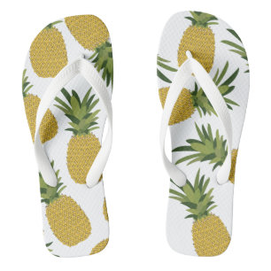 Ananas tropisches Fruchtmuster Flip Flops