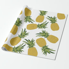 Ananas tropisches Fruchtmuster Geschenkpapier