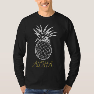 Ananas Tropisches Obst Aloha Ananas Grafik T-Shirt