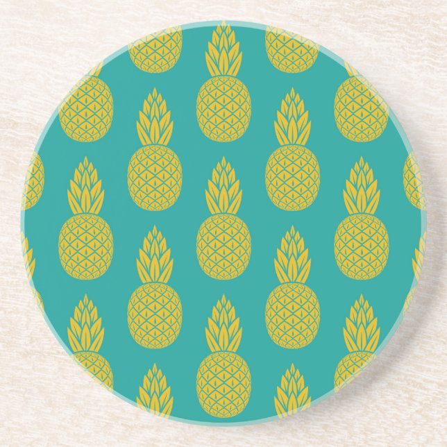 Ananas Tropisches Obst Untersetzer (Vorne)