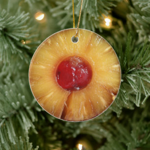 Ananas-Umdrehen-Torte Ananas Keramik Ornament