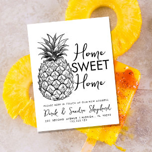 Ananas Umzugs Postkarte   Tropisches Ne