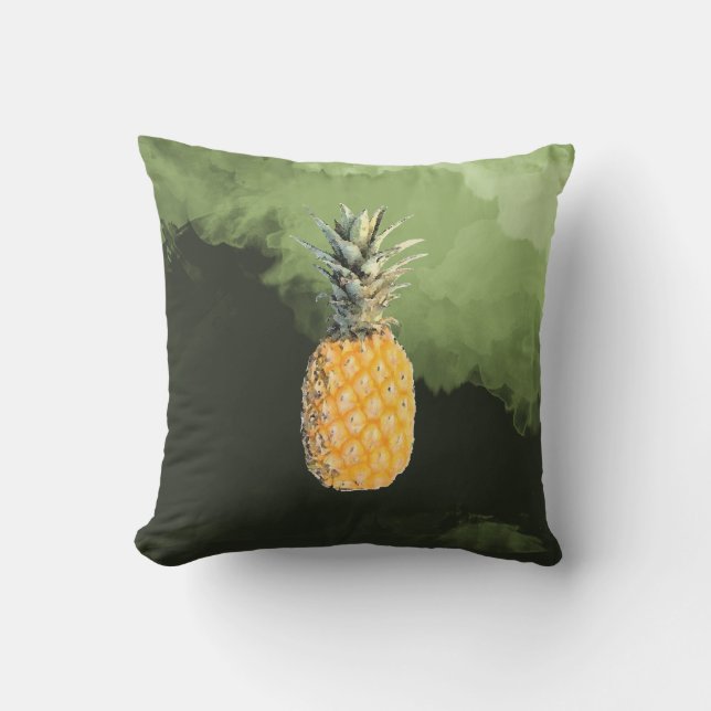 Ananas und Bananen Kissen Für Draußen (Vorderseite)