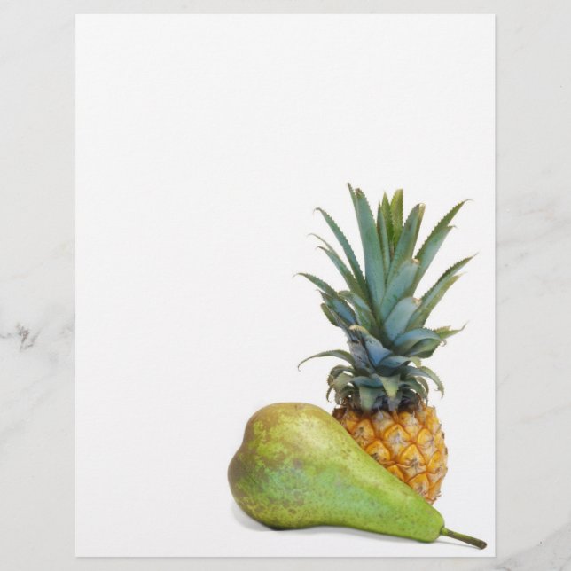 Ananas und Birne Flyer (Vorne)