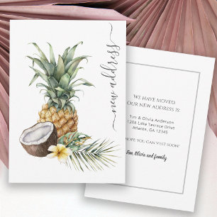 Ananas und Coconut Tropical neue Adresse Ankündigung