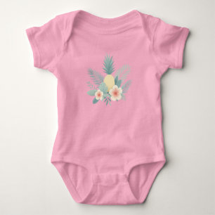 Ananas und Hawaii Baby Strampler