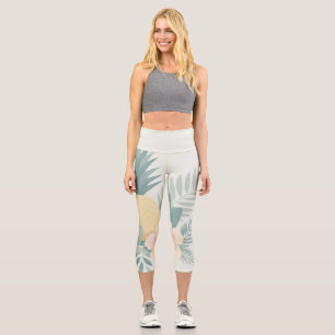 Ananas und Hawaii Capri Leggings