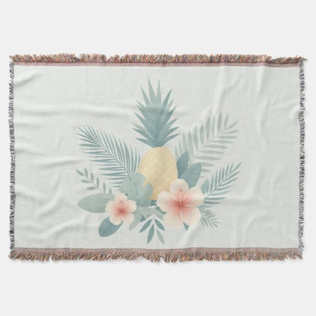 Ananas und Hawaii Decke (Vorderseite)