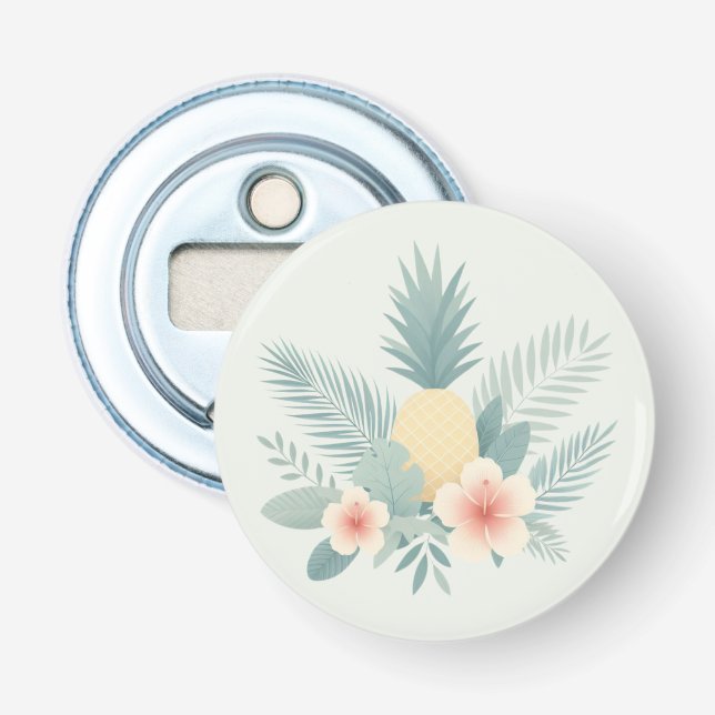 Ananas und Hawaii Flaschenöffner (Vorderseite)