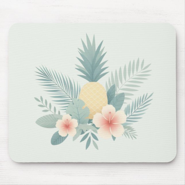 Ananas und Hawaii Mousepad (Vorne)
