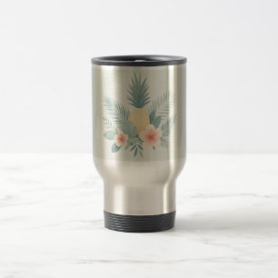 Ananas und Hawaii Reisebecher
