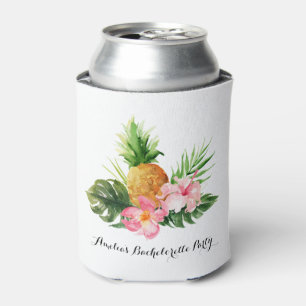 Ananas- und Hibiskus-Sommer-Junggesellinnenabschie Dosenkühler