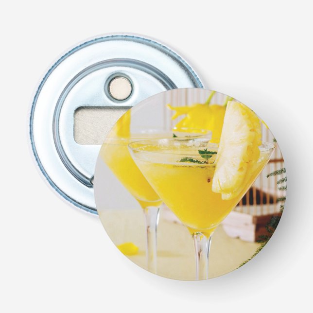 Ananas- und Ingwer-Fresca-Cocktail Flaschenöffner (Vorderseite)
