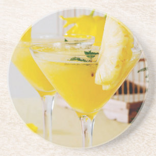Ananas- und Ingwer-Fresca-Cocktail Getränkeuntersetzer
