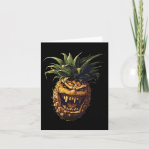 Ananas-Vampir-Aufkleber Karte