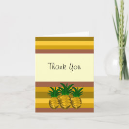 Ananas Vielen Dank Dankeskarte