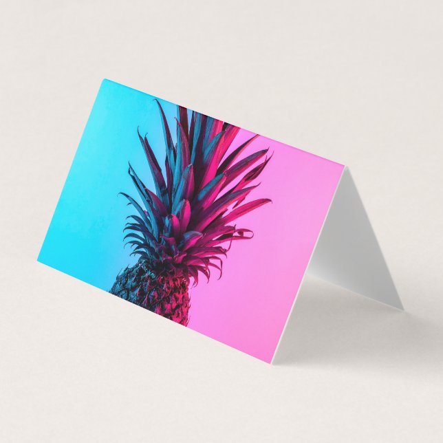 Ananas Visitenkarten (Vorderseite)