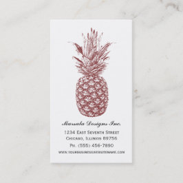 Ananas-Visitenkarten Visitenkarte