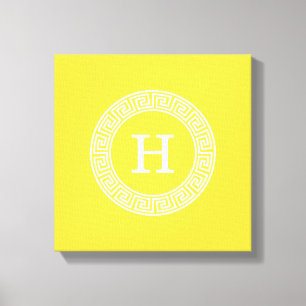 Ananas, was für ein erstes Monogramm des griechisc Leinwanddruck
