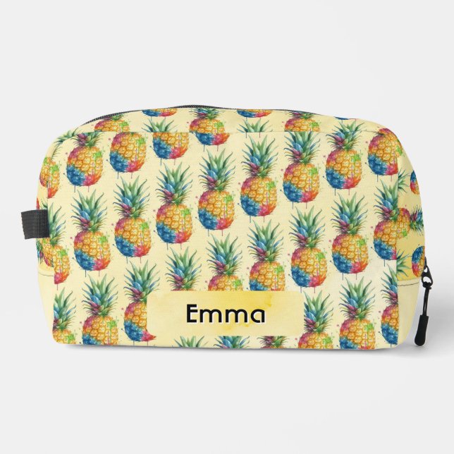 Ananas Waschbeutel (Vorderseite)