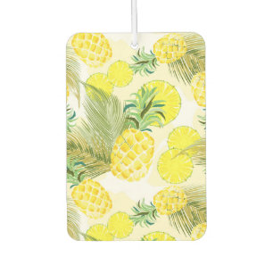 Ananas Wasserfarbe Frische Sommermuster Autolufterfrischer