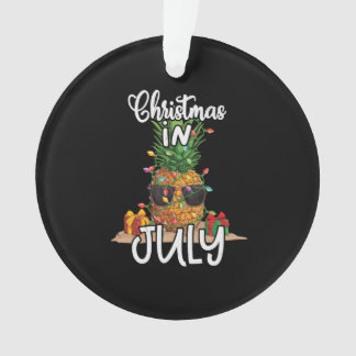 Ananas Weihnachten im Juli Tropical Ornament