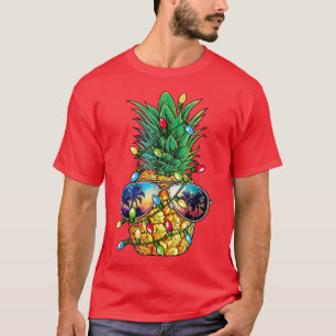 Ananas Weihnachtsbaum Lichter Weihnachten Weihnach T-Shirt