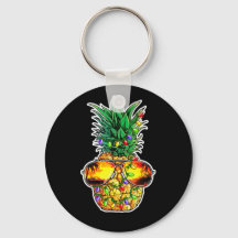 Ananas Weihnachtsbaum Lights Weihnachtsbrille