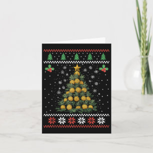 Ananas Weihnachtsbaum Ugly Christmas Sweater Xm Karte