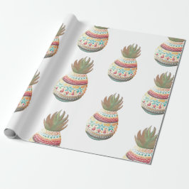 Ananas-Weihnachtsverpackung Geschenkpapier