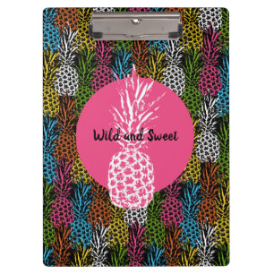 Ananas Wild und Süß Klemmbrett