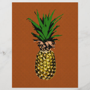 Ananas-Zeitungspapier